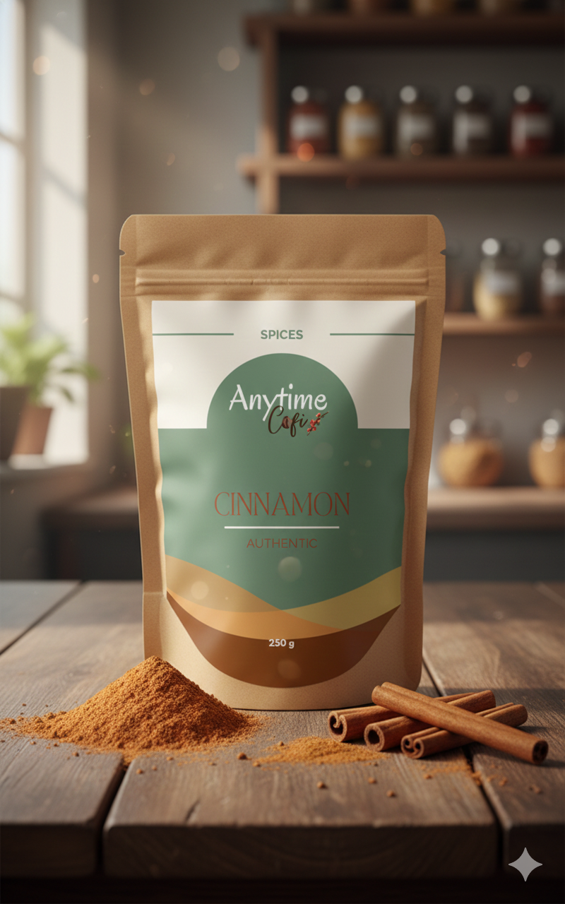 Premium Cinnamon - Sweet Aromatic Spice | Anytime Cofi